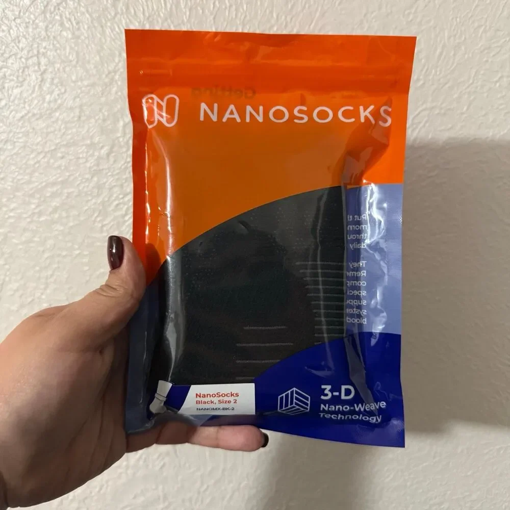 Nanosocks size 2 3D nano weave technology